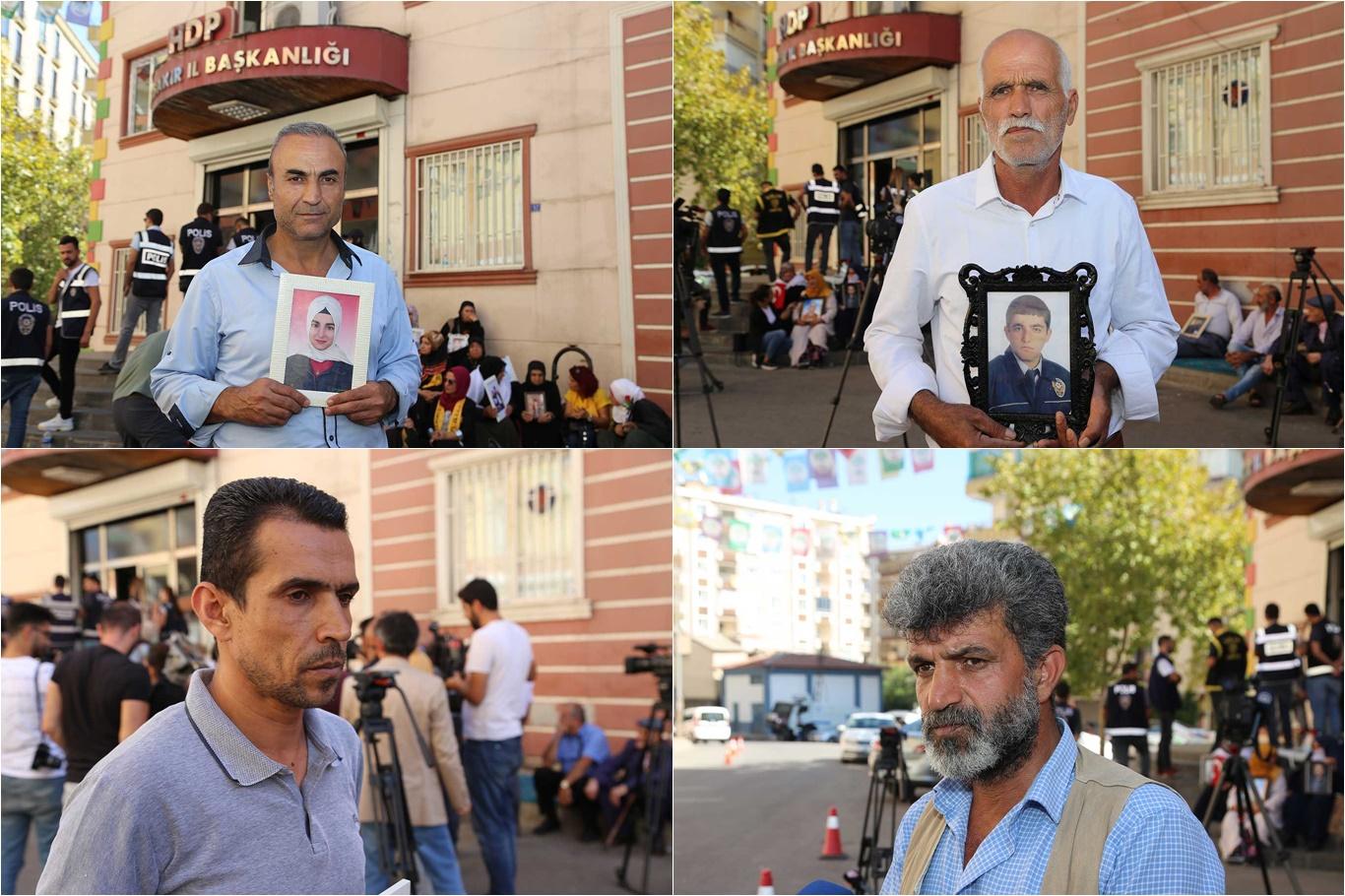 Evlat nöbeti tutan ailelerin tek beklentisi çocuklarına kavuşmak 